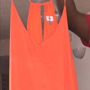 Orange plus Size Maxi Dress
